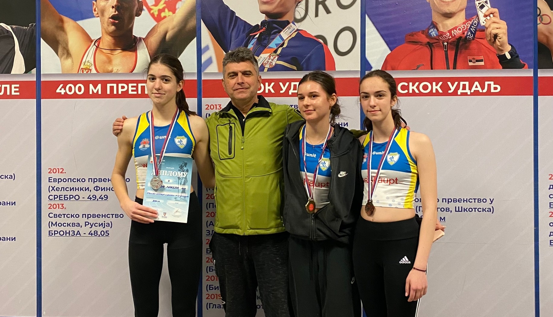 Još dve medalje za atletičarke AK Dinamo